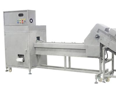 Onion root cutting machine